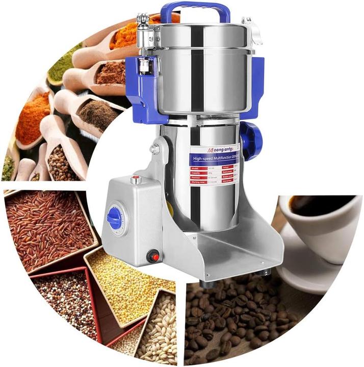 Immagine prodotto Moongiantgo Mulino elettrico per cereali da 400 g (1800 W)
