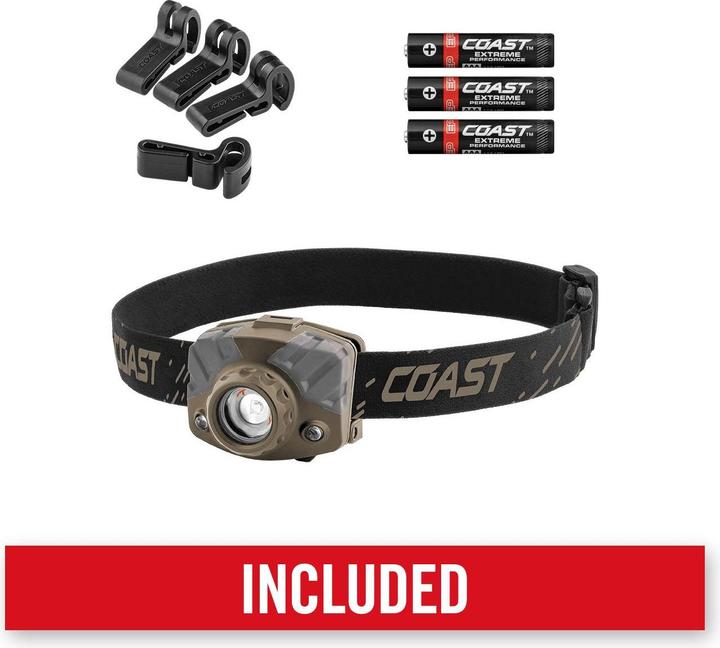 Actual product image Coast FL65 Headlamp (415 lumens) - blister pack (415 lm)