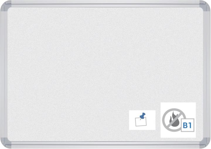 Produktbild Ultradex Pinntafel Filz schwer entflammbar B1800xH1200xT22mm grau (Pinnwand)
