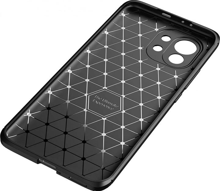 Productafbeelding Screenguard Xiaomi Mi 11 Romp Carbon Design TPU Hoesje (Xiaomi Mi 11i)