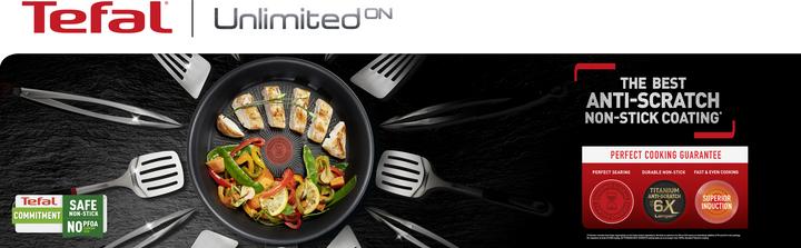 Actual product image Tefal Unlimited On (20 cm, Frying pan, Aluminium)
