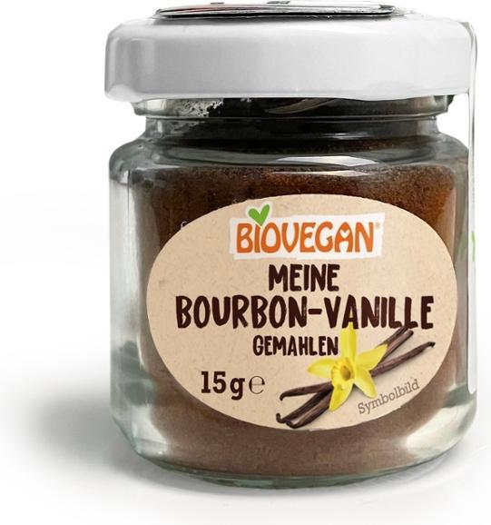 Biovegan Vanille Bourbon moulue en pot Bio (15 g)