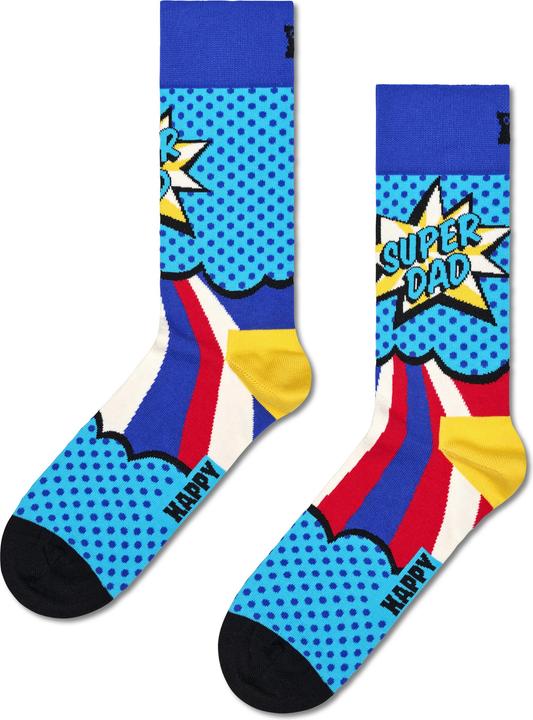 Immagine prodotto Happy Socks Super Dad Sock (Confezione singola, 36 - 40)