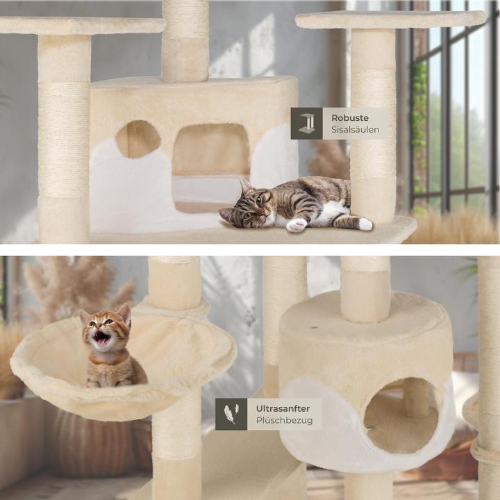 Actual product image tectake Nelly (204 cm, Beige, White)