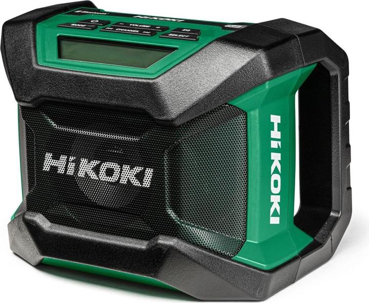 Hikoki UR18DA Akku Baustellenradio (DAB+, Bluetooth) 18V+MV (Basic/Karton) (FM, AM, Bluetooth)