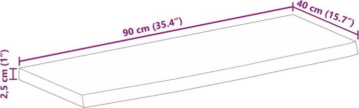 Actual product image VidaXL Olsberg (90 x 40 x 2.5 cm)