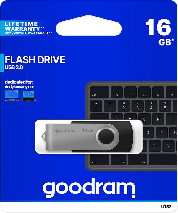 Produktbild Goodram UTS2 USB-Flash-Laufwerk (16 GB, USB-A)