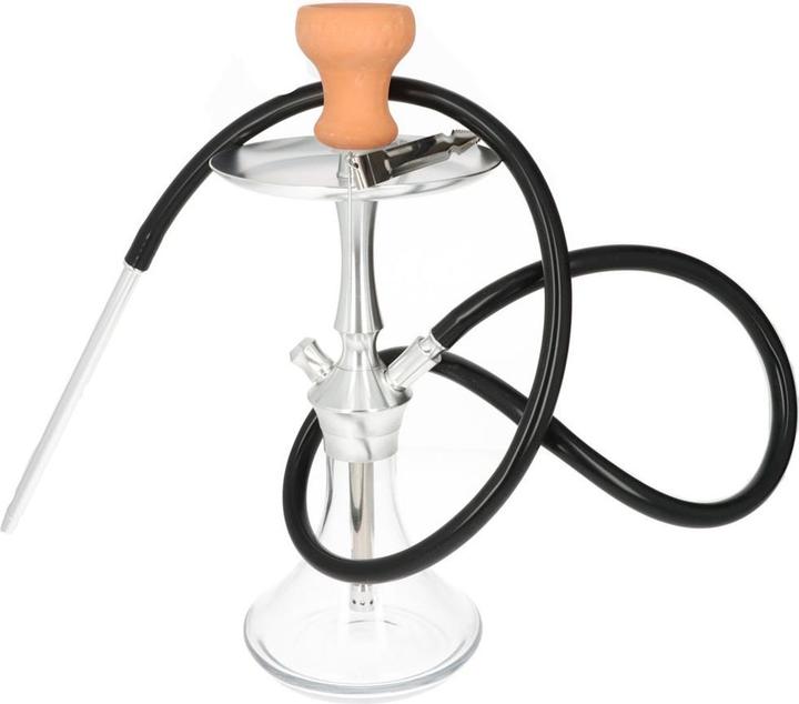 Moosmayr Shisha Super Heroes One Tube 44cm Silver (44 cm)