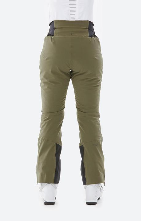 Actual product image Wedze Women's breathable ski trousers with freedom of movement - 980 khaki (40)