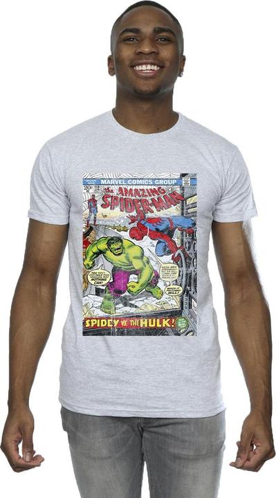Produktbild SpiderMan VS Hulk Cover TShirt (4XL)