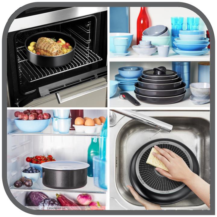 Actual product image Tefal Ingenio Easy On (28 cm, Pan set + pot set, Aluminium)