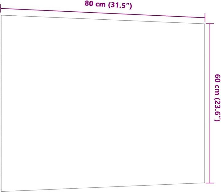 Image du produit VidaXL Maternus (Tableau magnétique, 80 x 60 cm)