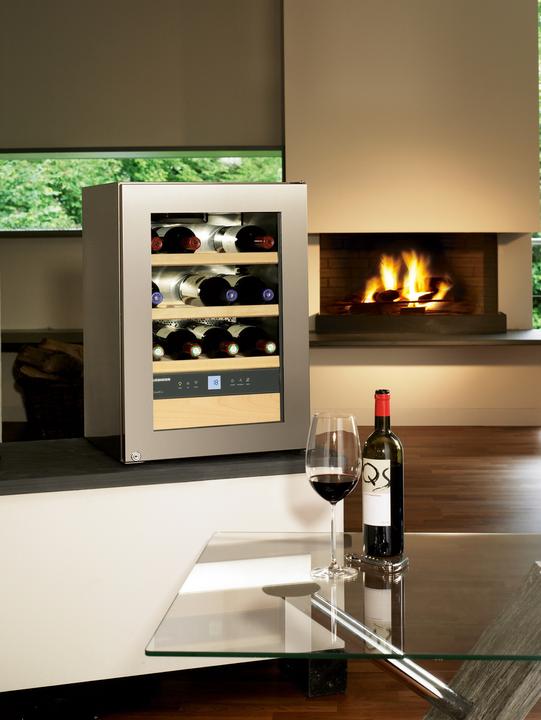 Actual product image Liebherr WKes 653 GrandCru Wine Cooler with Compressor Freestanding Stainless Steel 12 Bottle(s)