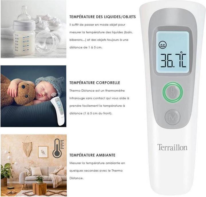 Image du produit Terraillon distance thermique (Sans contact, Front)