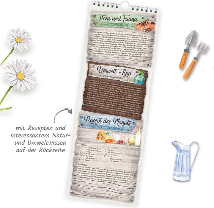 Produktbild Maxi-StreifenkalenderLandliebe2026 (15 x 42 cm, Harter Einband, Deutsch)