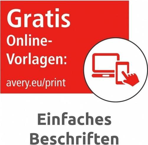 Produktbild Avery Universal-Etiketten 105 x 48 mm, 10 Blatt