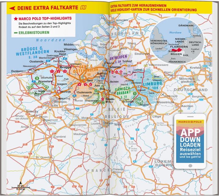 Produktbild Reiseführer Flandern, Antwerpen, Brügge, Gent (Deutsch, Sven Claude Bettinger, Françoise Hauser, 2024)