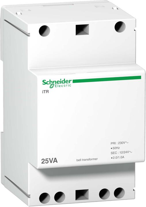 Actual product image Schneider Electric Acti9 iTR Bell Transformer 25VA 12-24V