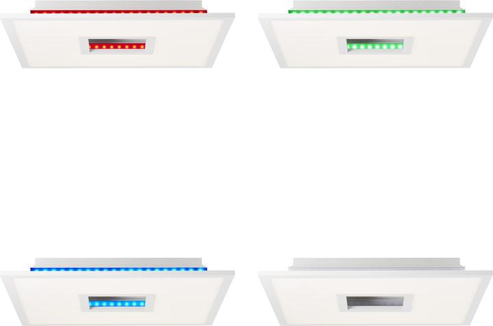 Actual product image Brilliant LED surface-mounted panel, 45 x 45 cm, 2400 lm, dimmable, 2700-6500 K, CCT, RGB (2400 lm)
