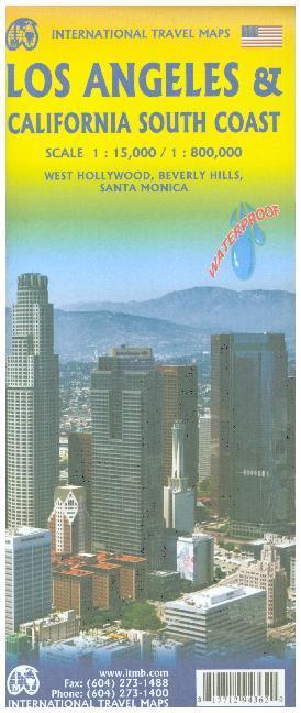 Produktbild ITM Maps Stadtplan Los Angeles