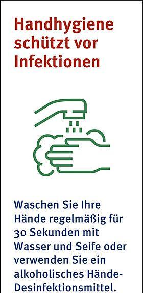 Image du produit Marahrens Pictogramme, lot de 10, hygiène des mains, LxH 70x150 mm