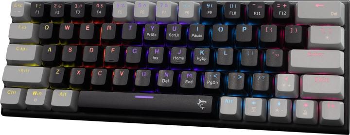 Actual product image White Shark Computer keyboard GK-002111V2 Wakizashi Black-Grey US Red Switches (US, Cable)