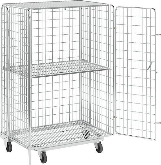 Actual product image kaiserkraft Roll container with double door (500 kg)