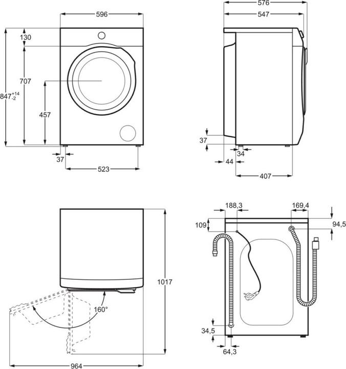 Actual product image AEG LAVAMAT L6FBC41478 (7 kg, Left)