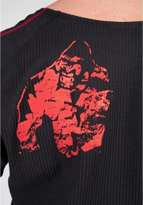 Immagine prodotto Gorilla Wear Top da allenamento Buffalo Old School Nero/Rosso (S, M)