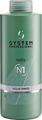 Wella System P. - Lipid Code - Nativ Micellar Shampoo N1 (1000 ml, Flüssiges Shampoo)
