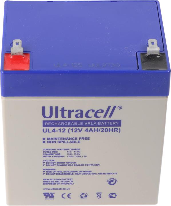 Ultracell Akku UL4-12 AGM Blei Gel (12 V, 4 Ah)
