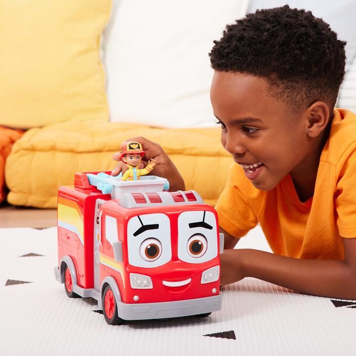 Actual product image Spin Master Firebuds Interactive Firetruck Bo And Flash