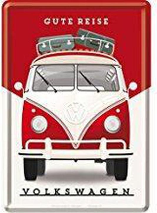 Produktbild Nostalgic-Art Merchandising Vintage Blechpostkarte Gute Reise (1 Stk.)