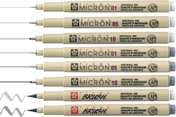 Produktbild Sakura Pigma Micron (Hellgrau, Grau, 8 x)