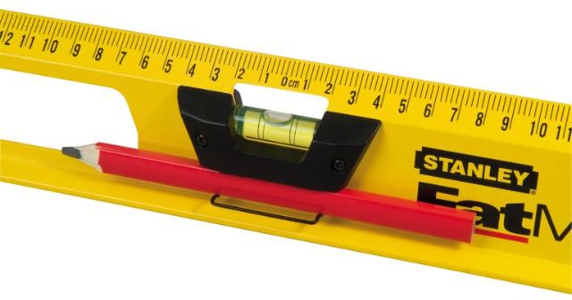 Actual product image Stanley FatMax I-profile spirit level II (60 cm length, 2 vertical vials/1 horizontal vial, aluminium) (61 cm)