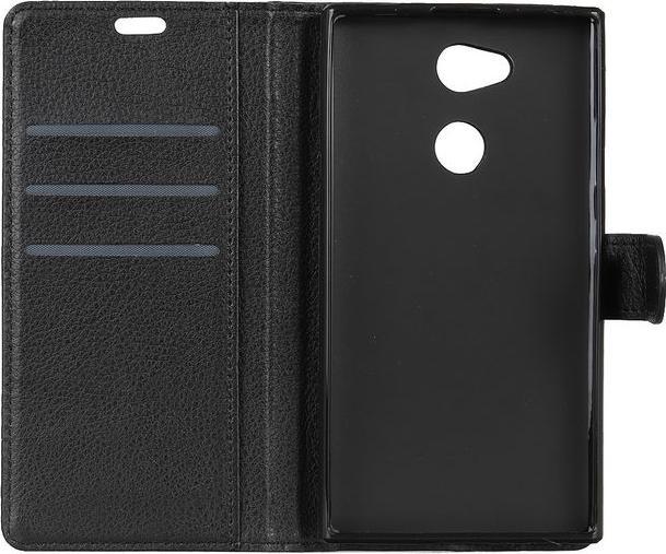 Produktbild MU Classic Bookcover Hülle mit Litchitextur (Sony Xperia L2)