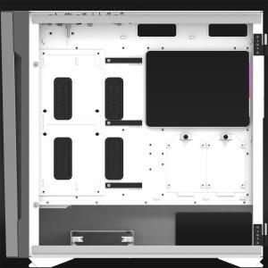 Actual product image Aqirys Aquilla White (mATX, ATX, Mini-ITX)