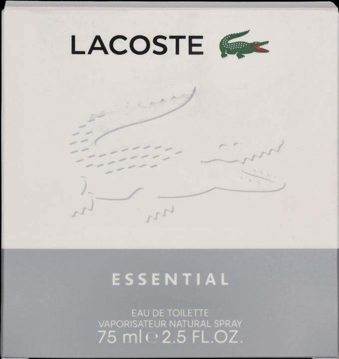 Actual product image Lacoste Essential EDT 75 ml (Eau de toilette, 75 ml)