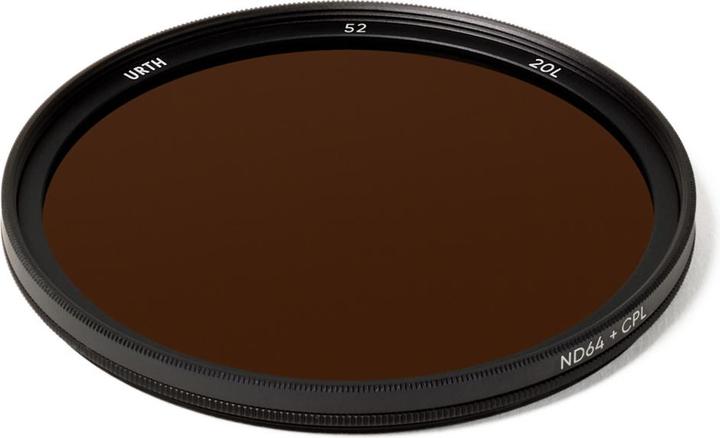 Immagine prodotto Urth Filtro polarizzatore circolare (CPL) da 52 mm + ND64 (Plus+) (Filtri polarizzanti, 52 mm)