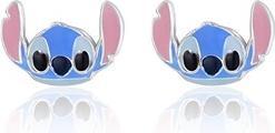 Disney Matching Silver Earrings Stitch Mini Es00101sl.Cs