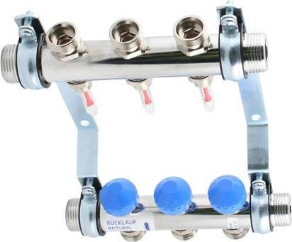 Actual product image Watts Manifold 3 kredse w/flowmeter