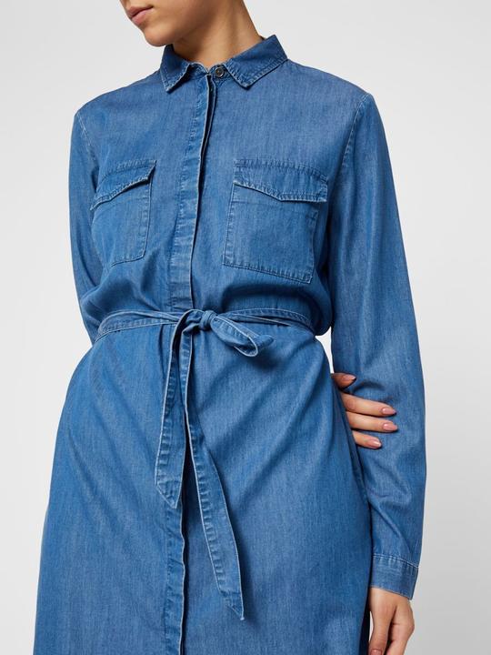 Actual product image Pieces Lyocell cotton blend blouse dress (L)