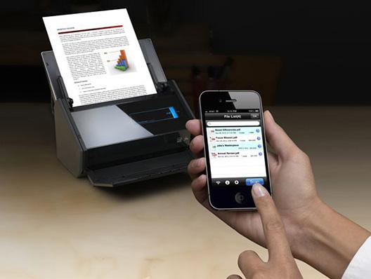 Actual product image Fujitsu ScanSnap iX500 without software
