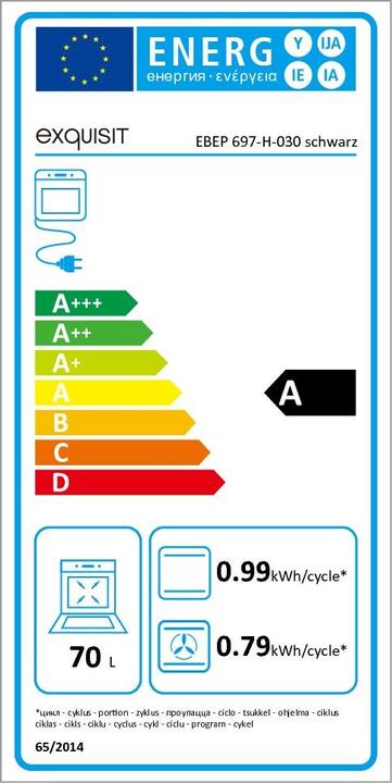 Energy Label Exquisit Exqu EBEP697-H-030 A bk