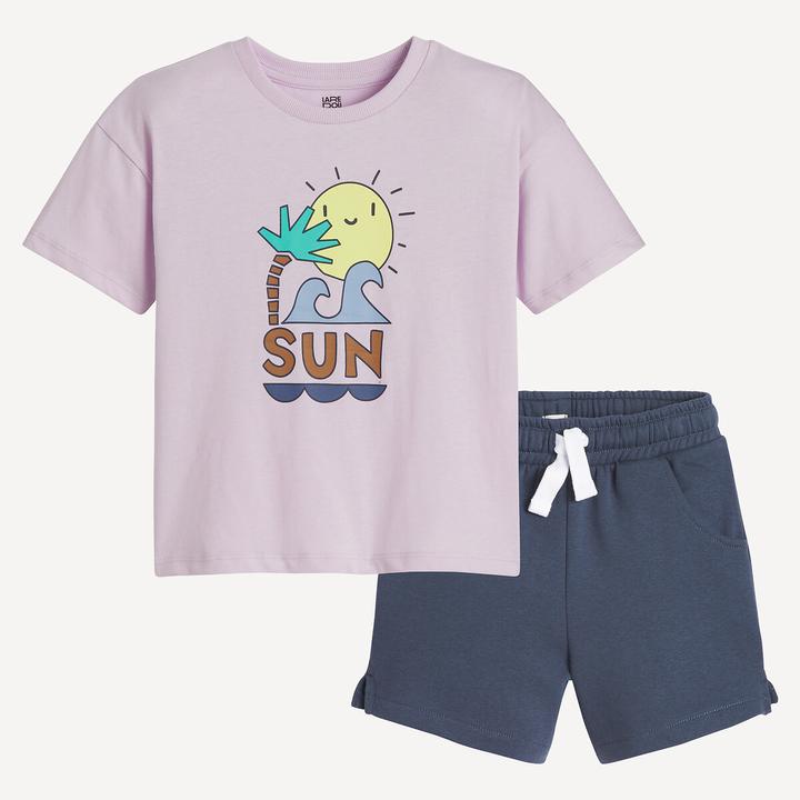 Actual product image La Redoute Collections 2-teiliges Set aus T-Shirt und Shorts (92)
