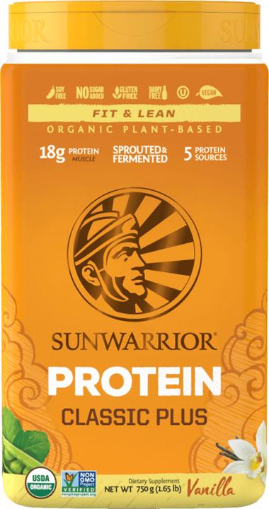Actual product image Sunwarrior Protein Classic Plus (Chocolate, Vanilla, 1 pcs., 750 g)