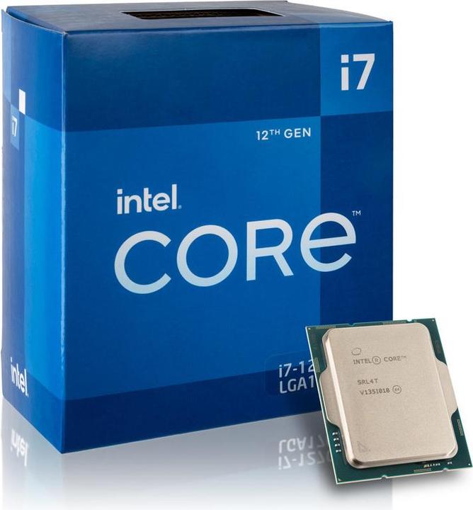 Immagine prodotto Intel Core i7-12700 (LGA 1700, 2.10 GHz, 12 -Core)