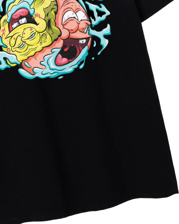 Immagine prodotto Spongebob Squarepants Seas The Day Maglietta Maniche Corte Uomo (L)