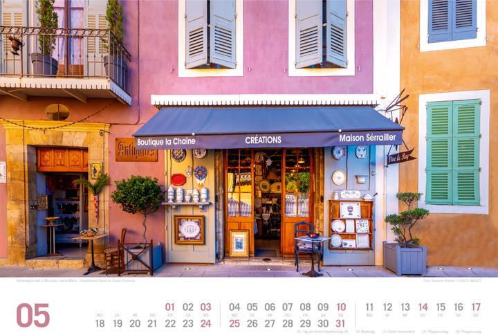 Actual product image Provence - von der Cote dAzur bis in die Alpen - ReiseLust Kalender 2026 (45 x 33 cm, German)