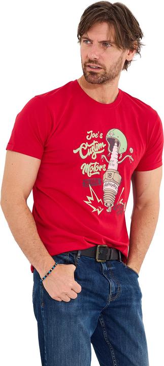 Actual product image Joe Browns Motors Helmet & Engine Graphic T-Shirt (XL)